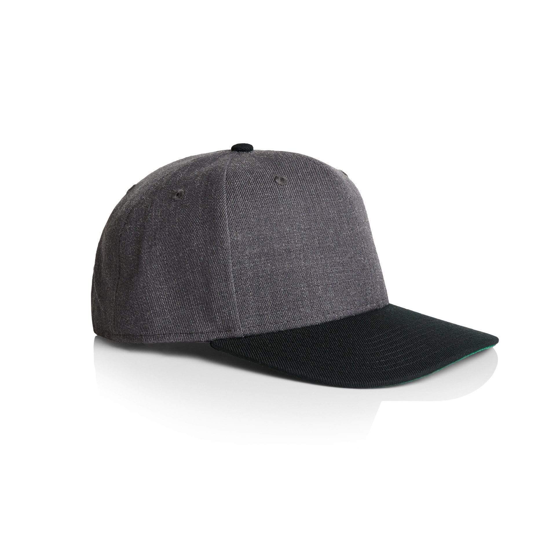 As Colour clip snapback cap 1102 Active Wear As Colour DARK GREY/BLACK OS 